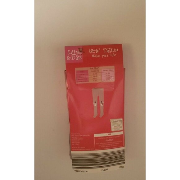 NEW Lily & Dan Girls Grey Snowman Holiday Tights Sz Large 12-14 - Picture 5 of 5